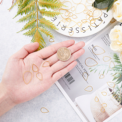 Brass Linking Rings&nbsp;KK-SC0001-23G