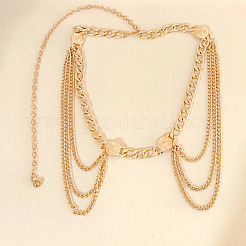 Alloy Coin Multi-Layered Tassel Waist Belly Chains for Women&nbsp;FS-WG6A682-01