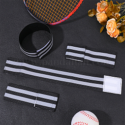 4Pcs Polyester Reflect Light Wristbands&nbsp;AJEW-CN0005-23A