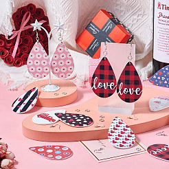 DIY Valentine's Day Earring Making Kits&nbsp;DIY-TA0006-61