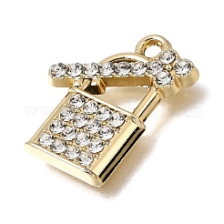 UV Plating Alloy Crystal Rhinestone Pendants&nbsp;RB-CBAD37D-09G