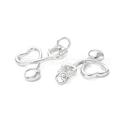 Eco-Friendly Rack Plating Brass Pendants&nbsp;KK-F845-44P