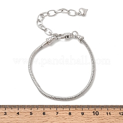Brass Snake Chain Bracelets for Women&nbsp;BJEW-H639-08P