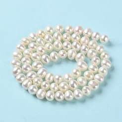 Natural Cultured Freshwater Pearl Beads Strands&nbsp;PEAR-E018-39