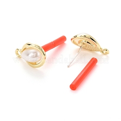 Alloy Stud Earring Findings&nbsp;EJEW-J102-04G