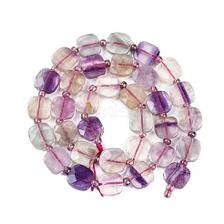 Natural Colorful Fluorite Beads Strands&nbsp;G-G182-H01-02