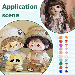 150Pcs 10 Colors 4-Hole Brass Buttons&nbsp;BUTT-FG0001-61