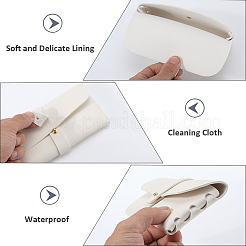 1Pc Rectangle Shape PVC Leather Eyeglass Cases&nbsp;AJEW-CN0003-63A
