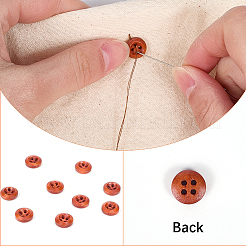 Wood Buttons&nbsp;BUTT-CY0001-04A-04