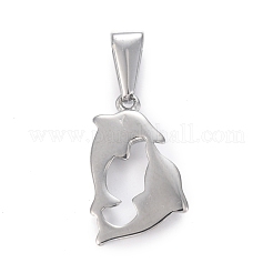 Tarnish Resistant 304 Stainless Steel Pendants&nbsp;STAS-H110-09P