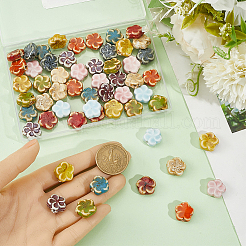 60Pcs 10 Colors Handmade Porcelain Beads for Necklaces Bracelets Making&nbsp;PORC-SC0001-24
