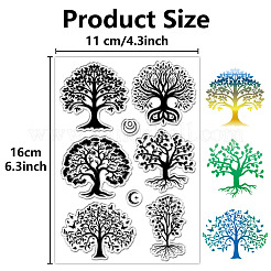Custom PVC Plastic Clear Stamps&nbsp;DIY-WH0439-0443