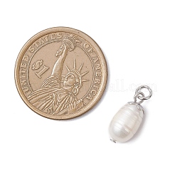 Natural Pearl Pendants&nbsp;PALLOY-JF04618