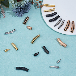 8Pcs 4 Colors Stainless Steel Bayonet Clasps&nbsp;STAS-DR0001-14