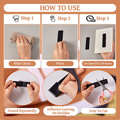2 Sets 2 Colors Sided Self Adhesive Hook and Loop Tapes&nbsp;FIND-TA0005-30