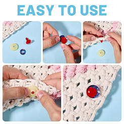 Plastic Craft Safety Eyes&nbsp;DIY-WH0899-737B