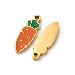 304 Stainless Steel Enamel Pendants&nbsp;STAS-U060-01G-02