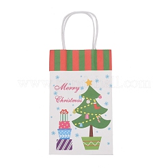 Christmas Theme Kraft Paper Gift Bags&nbsp;CARB-L009-A10