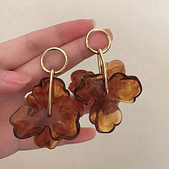 Alloy Acrylic Stud Earrings for Women&nbsp;WGF3E6B-01