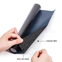 A4 Glitter Heat Transfer Vinyl Film&nbsp;DIY-WH0148-46C-01