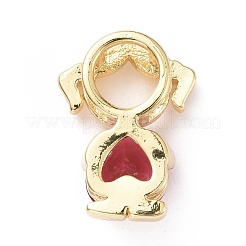Brass Micro Pave Cubic Zirconia Pendants&nbsp;ZIRC-L100-052G-A