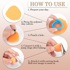 1 Set Plastic Clay Molds&nbsp;DIY-CP0010-78C