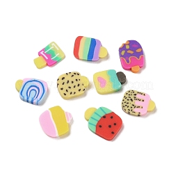 Handmade Polymer Clay Cabochons&nbsp;CLAY-B005-03