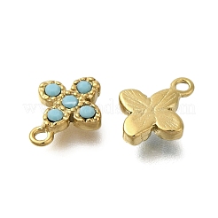 Synthetic Turquoise Charms&nbsp;STAS-U027-09G-03