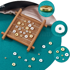 Flat Round Brass Spacer Beads&nbsp;KK-SP0002-27
