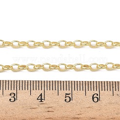 3MM Brass Cable Chain Necklaces for Women&nbsp;NJEW-K271-10G