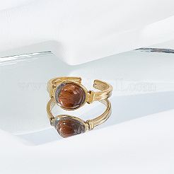 1Pc 304 Stainless Steel Cuff Rings&nbsp;RJEW-LP0002-19