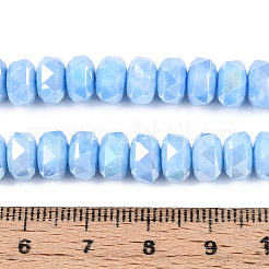 Anti-Tarnish Electroplate Glass Beads Strands&nbsp;GLAA-T025-8mm-11A