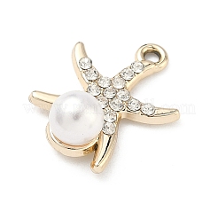Alloy Rhinestone Pendants&nbsp;ALRI-D303-16G-01