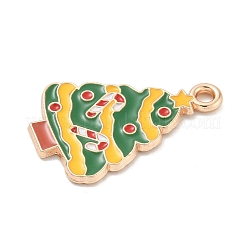 Christmas Alloy Enamel Pendants&nbsp;ENAM-K074-01G-13
