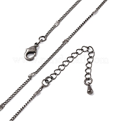 Brass Curb Chains Necklaces for Women&nbsp;NJEW-D302-06B