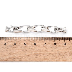 Brass Fold Over Clasps&nbsp;KK-P291-18P