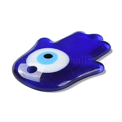 Blue Evil Eye Resin Pendants&nbsp;CRES-D012-01D