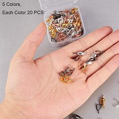 Grade AA Brass Ice Pick Pinch Bails for Pendant Making&nbsp;KK-PH0034-88