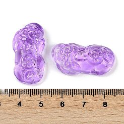 Spray Painted Imitation Jade Glass Beads&nbsp;GLAA-Z007-01A