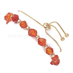 2Pcs 2 Styles Natural Carnelian Beaded Bracelets&nbsp;BJEW-JB13009-02