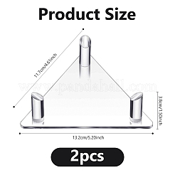 Acrylic Display Riser Stands&nbsp;ODIS-WH0078-50