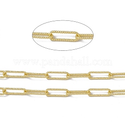Brass Paperclip Chains&nbsp;CHC-P010-08G