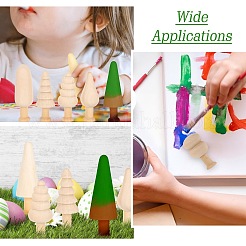 20Pcs 10 Styles Unfinished Wood Mushroom Ornaments&nbsp;WOOD-CJ0002-54