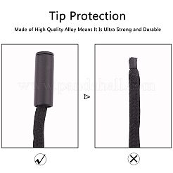 Alloy Aglets for Shoelaces&nbsp;PALLOY-PH0013-40-WH