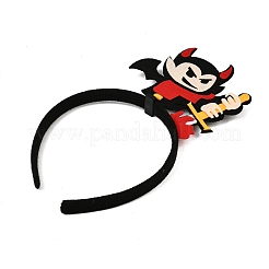 Halloween Polyester & Iron & Plastic Hair Bands&nbsp;RN-CBA49EA-01B
