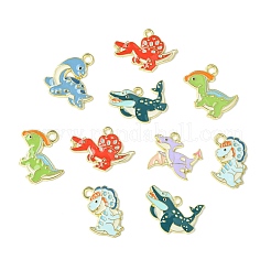 30Pcs 6 Styles Alloy Enamel Pendants&nbsp;ENAM-CJ0006-47