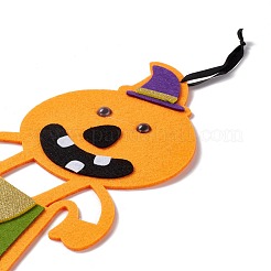 Halloween Theme Felt Cloth Hanging Door Signs&nbsp;HJEW-B005-05