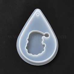 DIY Christmas Santa Claus Pendant Silicone Statue Molds&nbsp;DIY-G056-A04