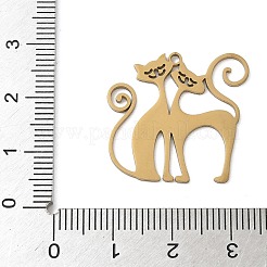 201 Stainless Steel Pendants&nbsp;STAS-G366-01G