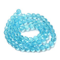 Transparent Glass Beads&nbsp;EGLA-A035-T8mm-D08